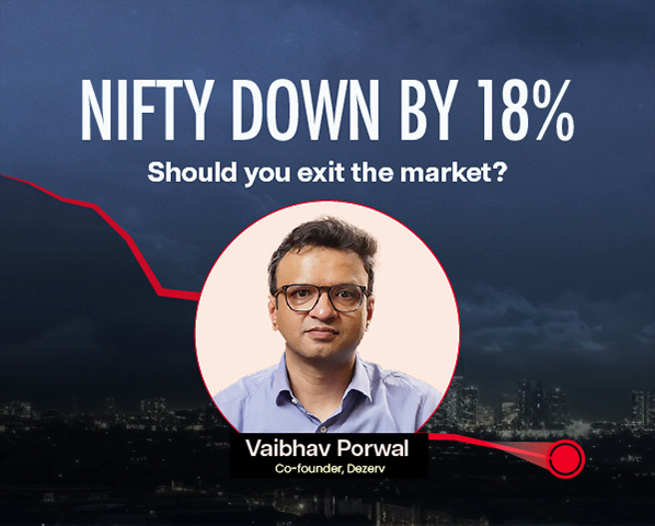 Nifty down 18% – Should you exit the market?